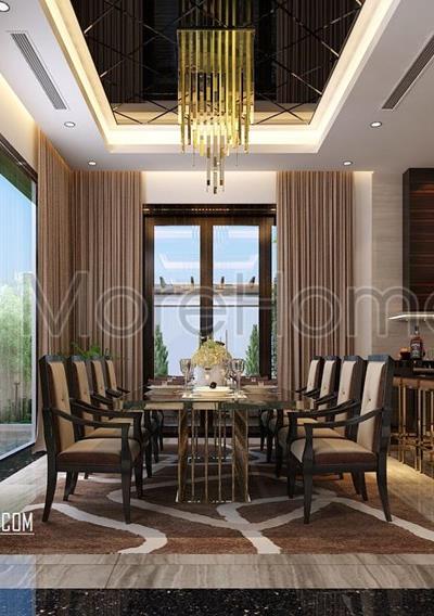 Thiết kế nội thất biệt thự VinHome RiverSide - Biệt thự Hoa Lan